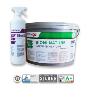 BIONI SET PROTI PLESNI - Sterisolan+Farba Bioni Nature (1l,10kg)